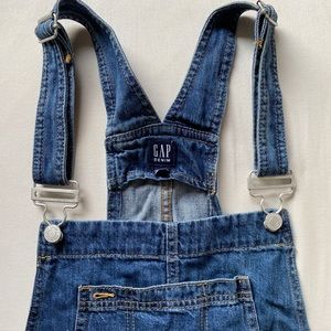 Gap denim overall shorts